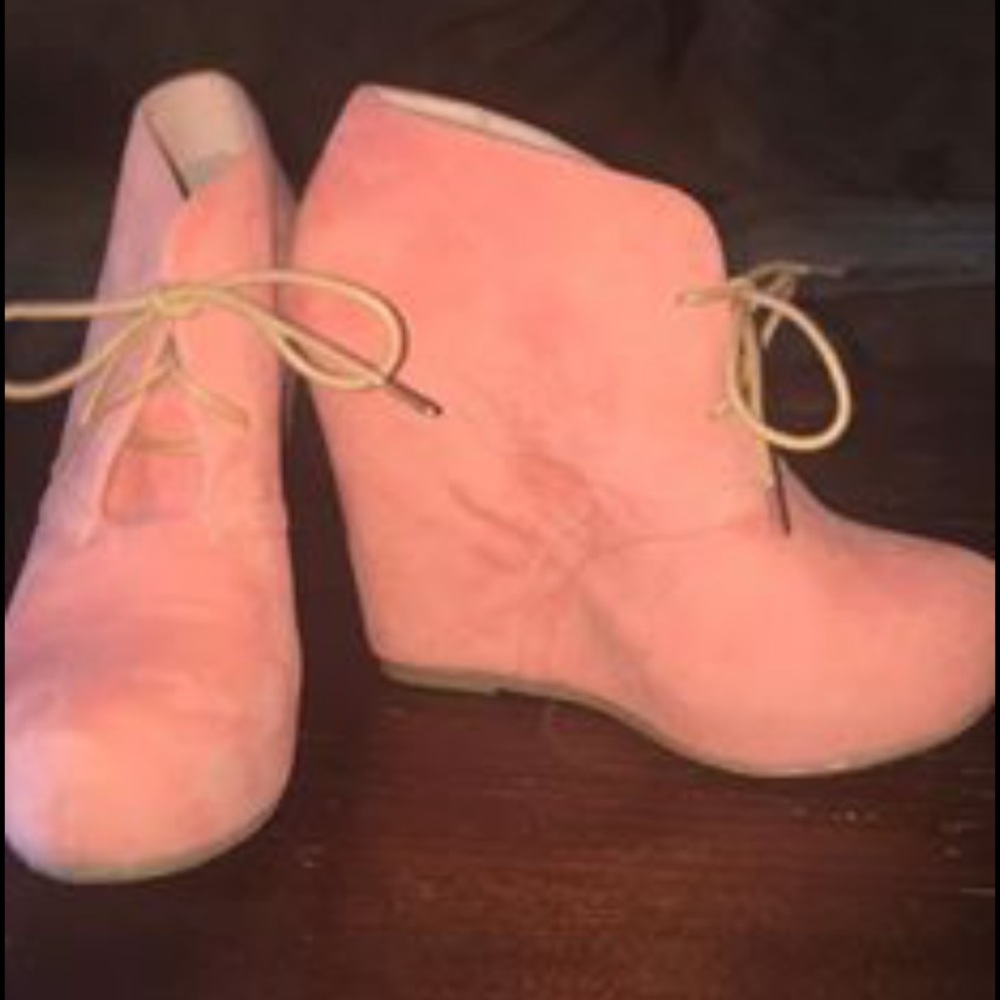 Peach Booties
